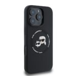 Karl Lagerfeld KLHMP16LSKCHTCK iPhone 16 Pro 6.3" black hardcase Silicone Karl&Choupette Head - imagine 4