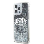DKNY DKHCP14XLBNAEK iPhone 14 Pro Max 6.7" black hardcase Liquid Glitter Big Logo - imagine 2