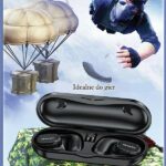 AWEI Air Conduction HeadphonesT69 + Docking Station Black Air Conduction - imagine 5