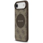 Case Guess 4G Circle Classic Logo        MagSafe for iPhone Air brown - imagine 2