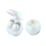 Guess Bluetooth headphones GUTWSJ144ESH TWS + docking station white Iridescent 4G Printed Logo