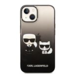 Karl Lagerfeld KLHCP14MTGKCK iPhone 14 Plus/ 15 Plus 6,7" hardcase black Gradient Ikonik Karl & Chou - imagine 3