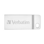 Verbatim USB-A 2.0 Metal Executive Flash Drive 64GB silver 98750 - imagine 2