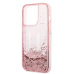 Karl Lagerfeld KLHCP14LLBKLCP iPhone 14 Pro 6,1"pink hardcase Liquid Glitter Big KL - imagine 6