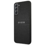 Guess GUHCS22SPSASBBK S22 S901 black Saffiano Stripes - imagine 2