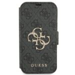 Guess GUBKP13X4GMGGR iPhone 13 Pro Max 6,7" grey book 4G Big Metal Logo - imagine 2