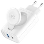 Ładowarka sieciowa 3MK HARDY PD 33W 2w1   USB-A/USB-C + indukcja do Apple Watch biały - imagine 6
