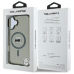 Karl Lagerfeld KLHMP16MHLSKIK iPhone 16 Plus 6.7" black hardcase IML Metal Karl Head MagSafe - imagine 8