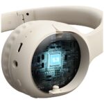 USAMS Bluetooth 5.3 On-Ear HeadphonesYun Series Beige TDLYEJYX02 (USAMS-YG23) - imagine 8