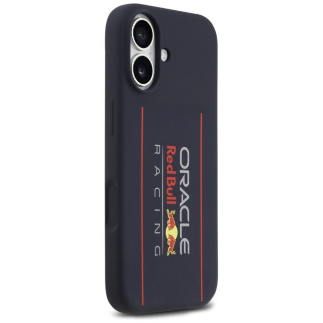 Red Bull Silicone Oversize Vertical Logo MagSafe Case for iPhone 17 Navy Blue - imagine 4