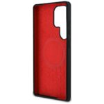 Case BMW Silicone Middle Tricolor Stripes MagSafe for Samsung Galaxy S25 Ultra black - imagine 7