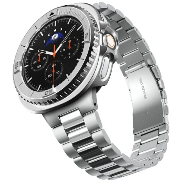 Nakładka Spigen Bezel Tune Pro Pilot do   Samsung Galaxy Watch 8 Classic 46mm srebrny - imagine 9