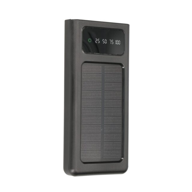 Extralink EPB-091 10000mAh Black | Powerbank | Solar Power bank, USB-C - imagine 4
