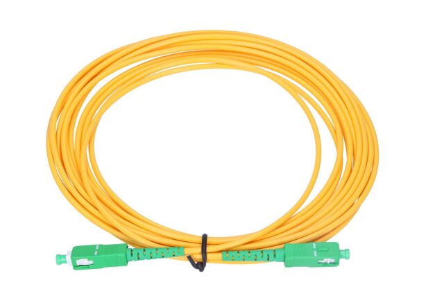 Extralink SC/APC-SC/APC | Patchcord | Single mode, Simplex, G652D, 3mm, 0,5m - imagine 2