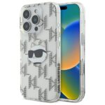 Karl Lagerfeld KLHCP16XHKLPCHT iPhone 16 Pro Max 6.9" transparent hardcase IML Choupett