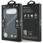 BMW M Tricolor Metal Logo MagSafe Case for iPhone Air Black - imagine 8