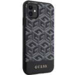 Guess GUHMN61HGCFSEK iPhone 11 / Xr 6.1" black hardcase GCube Stripes MagSafe - imagine 4