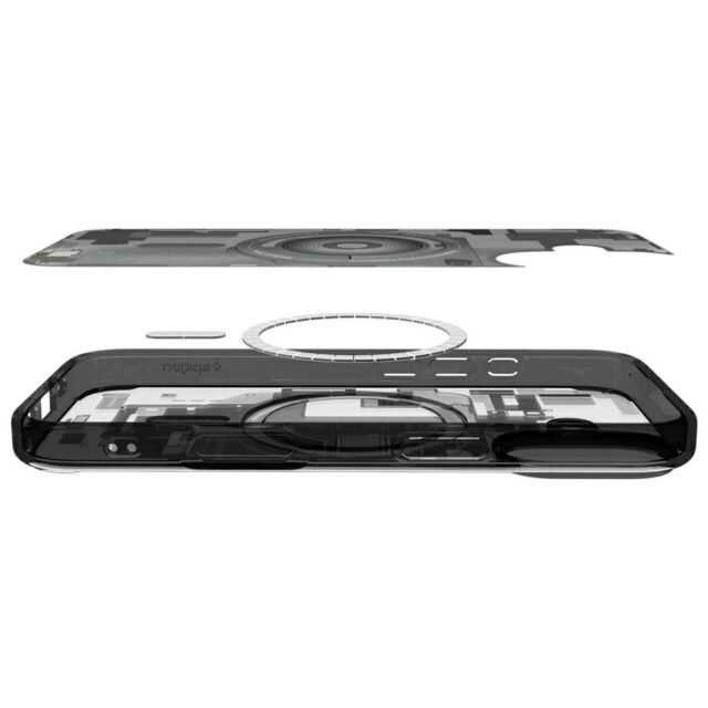 Spigen Ultra Hybrid Mag MagSafe Case for iPhone 17 Zero One Black - imagine 7