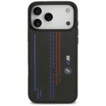 Case BMW M Kevlar Lines & Logo MagSafe for iPhone 17 Pro Max black - imagine 3