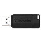 Pendrive Verbatim 4GB USB-A 2.0 PinStripe black 49061 - imagine 2
