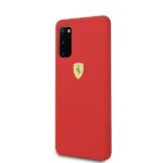 Ferrari Hardcase FESSIHCS62RE for Samsung Galaxy S20 (G980) Red Silicone Collection - imagine 2