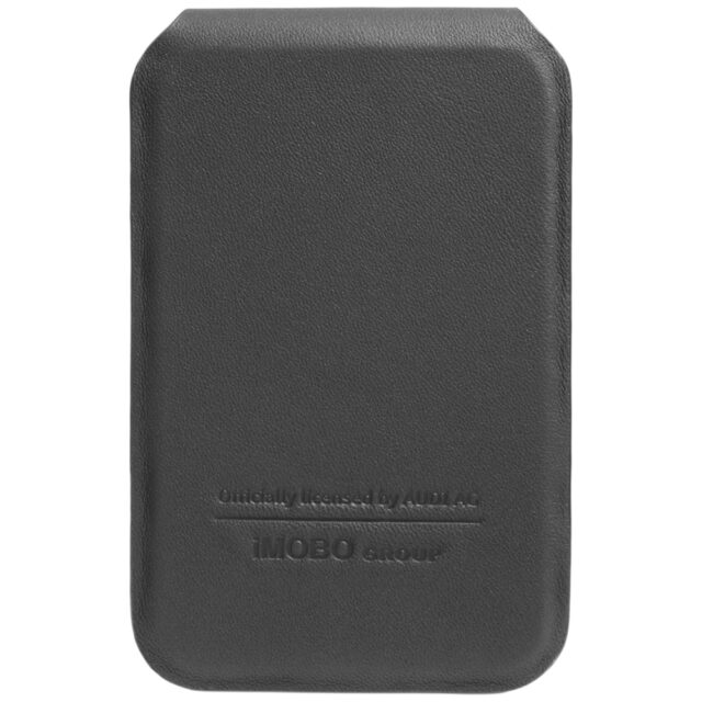 Audi Leather Wallet Card Slot Stand black MagSafe AU-MSCH-GT/D3-BK - imagine 2