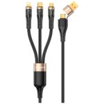 AWEI CL-228 usb-c/lightning/mico 3in2 cable black