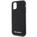 Karl Lagerfeld KLHCN61PQKPMK iPhone 11 /Xr 6.1" black hardcase Quilted K Pattern - imagine 6