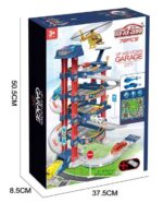 Extralink Kids Car Parking, Garage with Electric Lift for Toy Cars - imagine 6