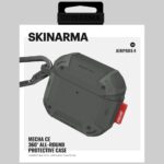 Case Skinarma Mecha CE for AirPods 4 olive - imagine 6