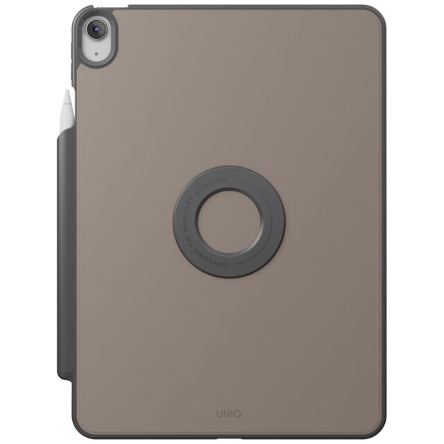Case UNIQ Rovus Snapmount Magnetic 360 Rotating Detachable for iPad Air 13" M2/M3 (2024/2025) gray - imagine 4
