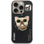 Nimmy Glasses Cool Dog MagSafe case for iPhone 16 Pro black