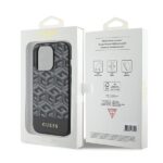 Guess GUHMP15XHGCFSEK iPhone 15 Pro Max 6.7" black hardcase GCube Stripes MagSafe - imagine 8