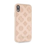 Guess GUHCI61PELLP iPhone Xr latte hard case Peony Collection - imagine 5