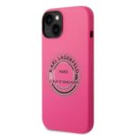 Karl Lagerfeld KLHCP14SSRSGRCF iPhone 14/ 15 / 13 6,1" hardcase pink Silicone RSG - imagine 2
