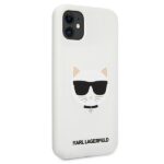 Karl Lagerfeld KLHCN61SLCHWH iPhone 11 6,1" / Xr  hardcase white Silicone Choupette - imagine 4