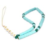 Guess Phone Strap GUSTPEARP blue Heishi Beads