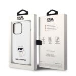 Karl Lagerfeld KLHMP14LSNCHBCH iPhone 14 Pro 6,1" hardcase white Silicone Choupette MagSafe - imagine 8