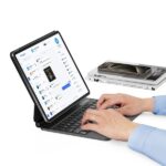 USAMS Protective case with keyboard iPadPro 12.9" black Miaoke Series IPP12MG01 (US-BH876) - imagine 4