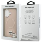 Karl Lagerfeld Choupette Pin MagSafe Case for iPhone 17 Pink - imagine 8