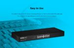 Totolink SW16 | Switch | 16x RJ45 100Mb/s, Rackmount, Unmanaged - imagine 8