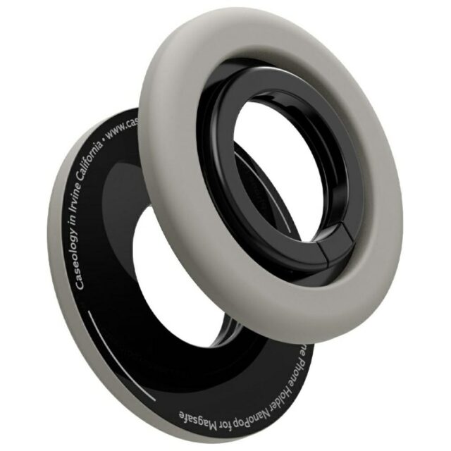 Magnetic holder Spigen Nano Pop MagSafe grey - imagine 7