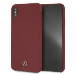 Mercedes MEHCI65SILRE iPhone Xs Max red hardcase Silicone Line