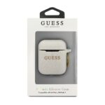 Guess GUACCSILGLWH AirPods cover white Silicone Glitter - imagine 3