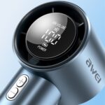 Handheld Fan AWEI F38 MINI Blue - imagine 2