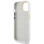 Guess GUHCP15SM4DGPH iPhone 15 / 14 / 13 6.1" white hardcase Silicone Logo Strass 4G - imagine 7