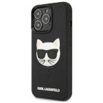 Karl Lagerfeld KLHCP13XCH3DBK 13 Pro Max 6,7" black hardcase 3D Rubber Choupette - imagine 2