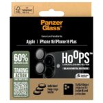 PanzerGlass Hoops Lens Protector iPhone  16 6.1" / 16 Plus 6.7" black 1283 - imagine 4