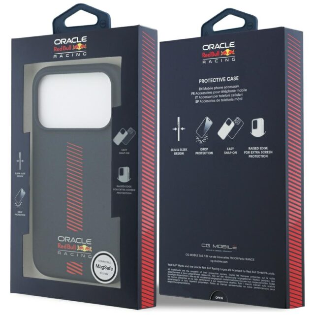 Red Bull Silicone Powerbar MagSafe Case for iPhone 17 Pro Navy Blue - imagine 8