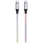 Cable 4smarts USB-C 60W 1.5m RGB - imagine 2